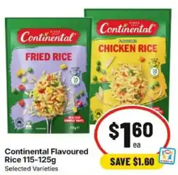 IGA Continental Flavoured Rice offer
