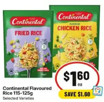 IGA Continental Flavoured Rice offer