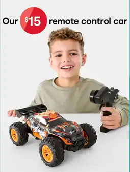 Kmart Rally Sprint Flash Bolt Remote Control Car offer