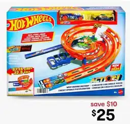 Kmart Hot Wheels Whip Around Raceway Playset offer