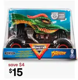 Kmart Monster Jam 1:24 Die Cast Monster Truck Assorted offer