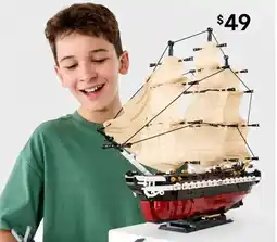 Kmart 1125 Piece Mini Blocks Vehicle Series: Cruise Sailship offer