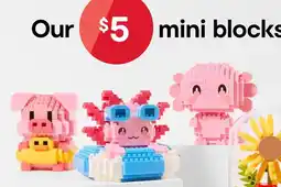 Kmart Mini Blocks Animal Series: Axolotl Friends Assorted offer