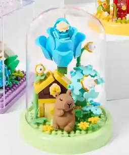 Kmart Mini Blocks Flower Series: Capybara in Dome Assorted offer