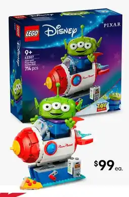 Kmart LEGO Disney Pixar Alien with Pizza Planet Rocket Ride 43307 offer