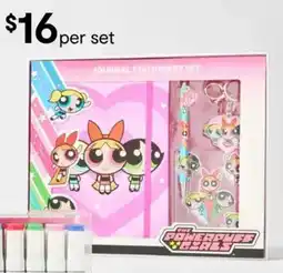 Kmart The Powerpuff Girls Journal Stationery Set offer