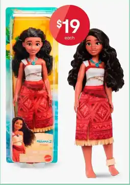Kmart Disney Moana 2 Moana Fashion Doll offer