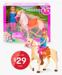 Kmart Barbie Doll and Horse offer