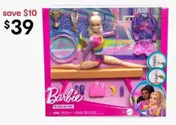 Kmart Barbie Gymnastics Playset offer