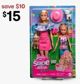 Kmart Barbie and Stacie to the Rescue Playset offer