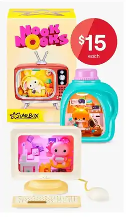 Kmart Starbox Nook Nooks Series 1 Assorted offer