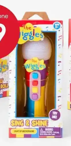 Kmart The Wiggles Sing and Shine Light Up Microphone offer