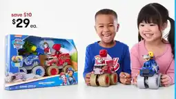 Kmart PAW Patrol: Rescue Wheels Chase & Marshall’s Toy Trucks with Projectile Launchers & Collectible Action Figures offer