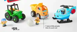 Kmart Fisher Price Little People Time to Work Set offer
