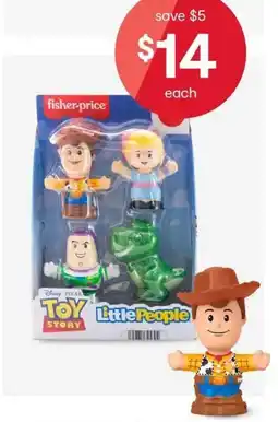 Kmart Fisher Price Little People Disney Pixar Toy Story Figure Pack offer