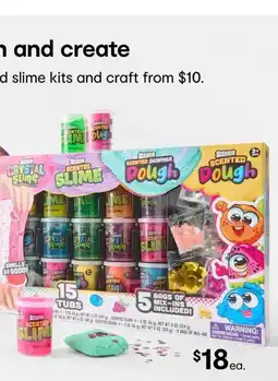 Kmart Scentos Scented Slime and Dough offer