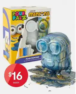 Kmart Pour Palz Illumination's Minions Large Bob Toy offer