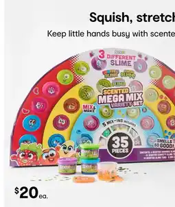 Kmart Scentos Scented Slime Mega Mix Variety Pack offer