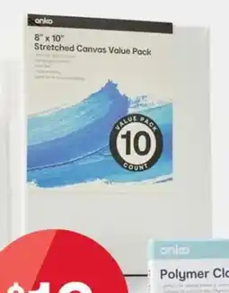 Kmart Stretched Canvas Value Pack offer