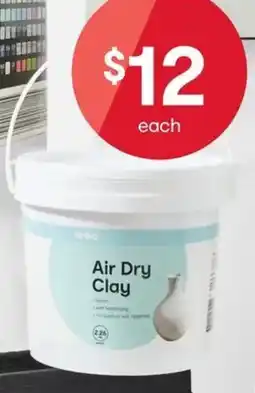 Kmart Air Dry Clay White offer