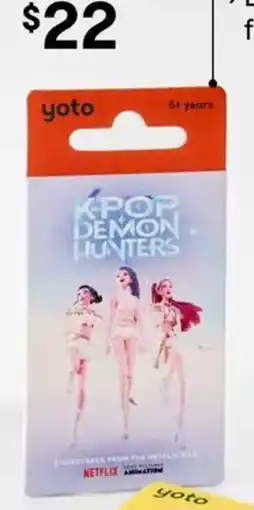 Kmart KPop Demon Hunters offer