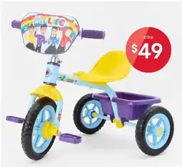 Kmart The Wiggles Trike with Bucket offer