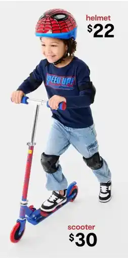Kmart Marvel Spider Man Inline Scooter offer