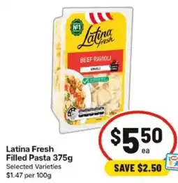 IGA Latina Fresh Filled Pasta offer