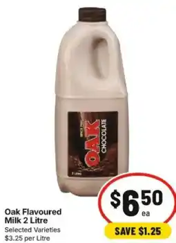 IGA Oak Flavoured Milk offer