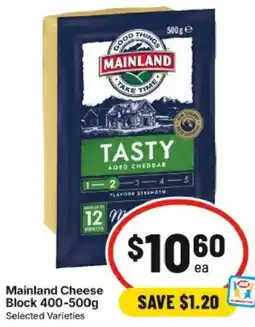 IGA Mainland Cheese Block offer