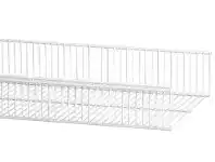 Howards Storage World Elfa 30 Wire Shelf Basket 607mm Width White offer