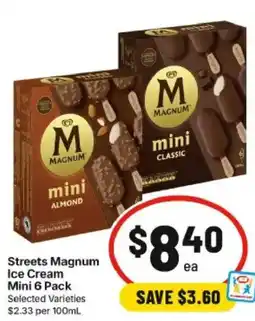 IGA Streets Magnum Ice Cream Mini offer