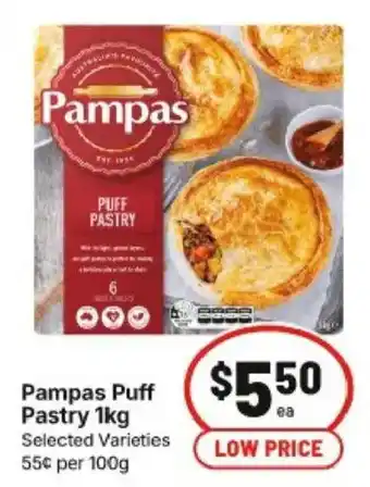 IGA Pampas Puff Pastry offer