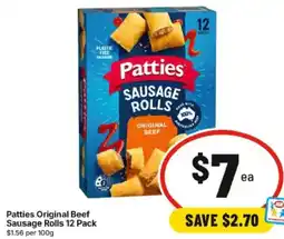 IGA Patties Original Beef Sausage Rolls offer