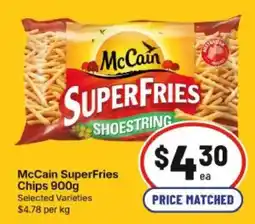 IGA McCain SuperFries Chips offer