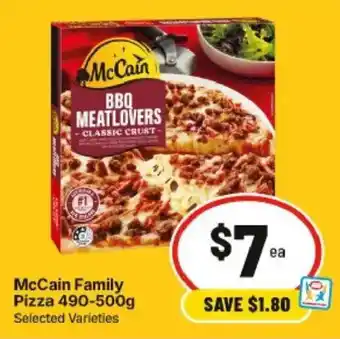 IGA McCain Family Pizza offer