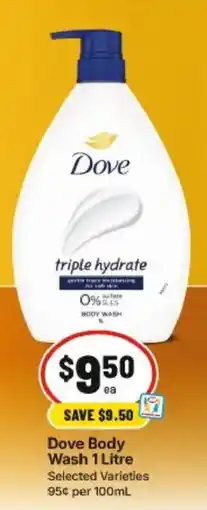 IGA Dove Body Wash offer