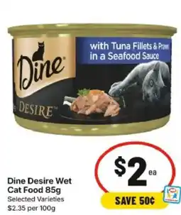 IGA Dine Desire Wet Cat Food offer