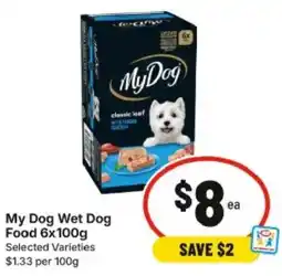 IGA My Dog Wet Dog Food offer