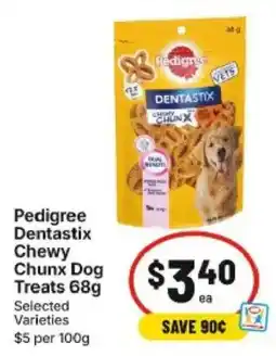 IGA Pedigree Dentastix Chewy Treats offer