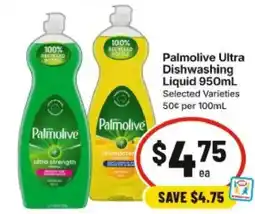 IGA Palmolive Ultra Dishwashing Liquid offer