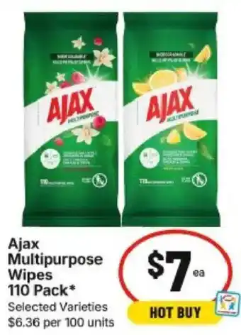 IGA Ajax Multipurpose Wipes offer