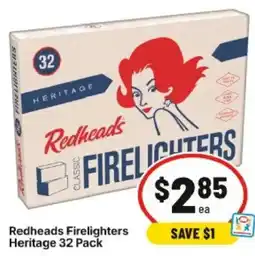 IGA Redheads Firelighters Heritage offer