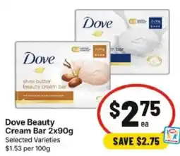 IGA Dove Beauty Cream Bar offer