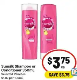 IGA Sunsilk Shampoo or Conditioner offer