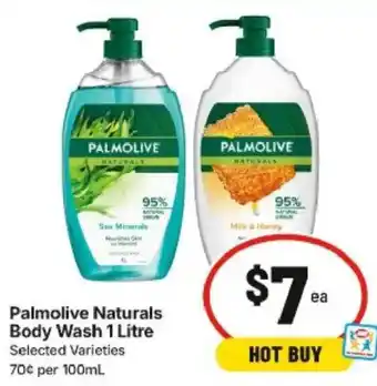 IGA Palmolive Naturals Body Wash offer