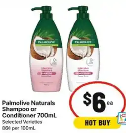 IGA Palmolive Naturals Shampoo or Conditioner offer