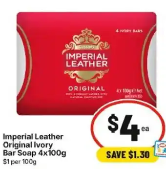 IGA Imperial Leather Original Ivory Bar Soap offer