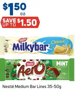 Foodland Nestlé Medium Bar Lines offer