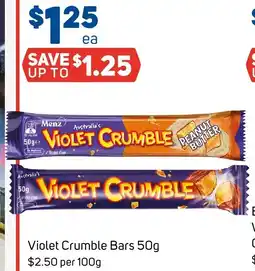 Foodland Violet Crumble Bars offer